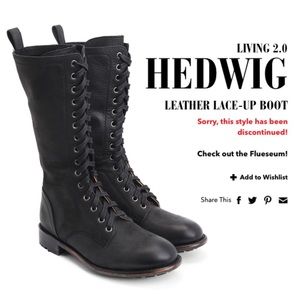 DISCONTINUED Fluevog Hedwig Leather Lace-Up Boot